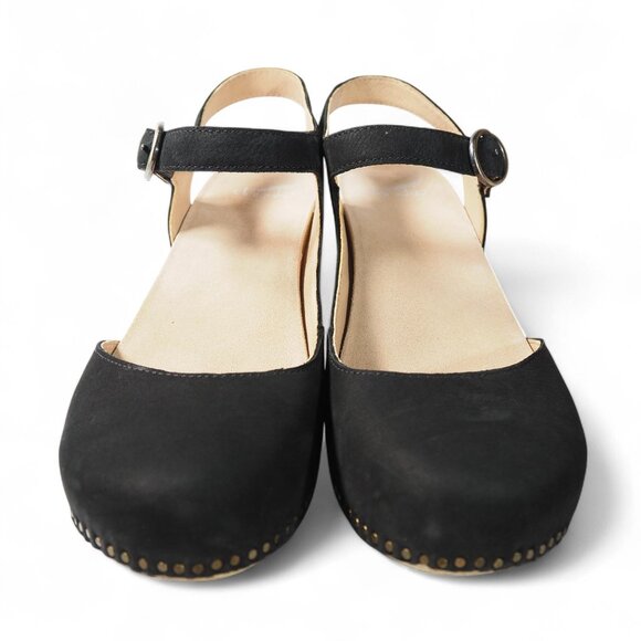 Dansko Black and Tan Women's Sandals - Picture 3 of 13